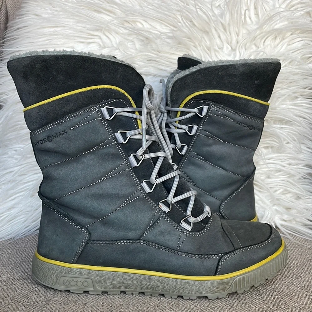ECCO Siberia-Lite‎ Waterproof Winter Boots Graphite Leather